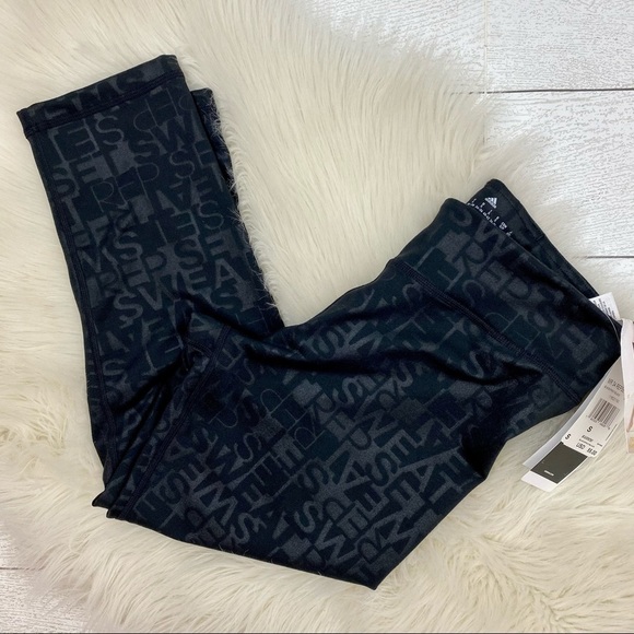 NWT Adidas Cropped activewear leggings size S - Picture 1 of 7
